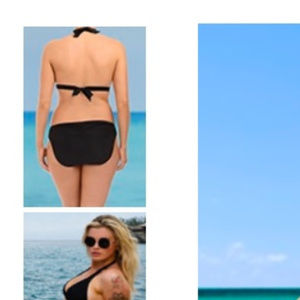 Swimsuits For All Swim - 2pc beach babe cutout triangle BIKINI 27z3! Swimsuits For All Swim - 2pc beach babe cutout triangle BIKINI 27z3!